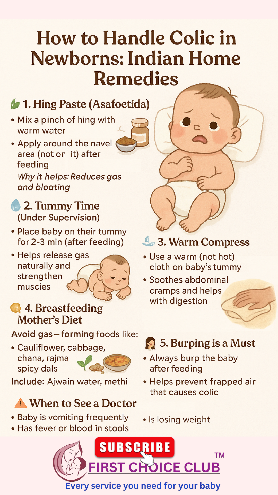 How to Handle Colic in Newborns Indian Home Remedies