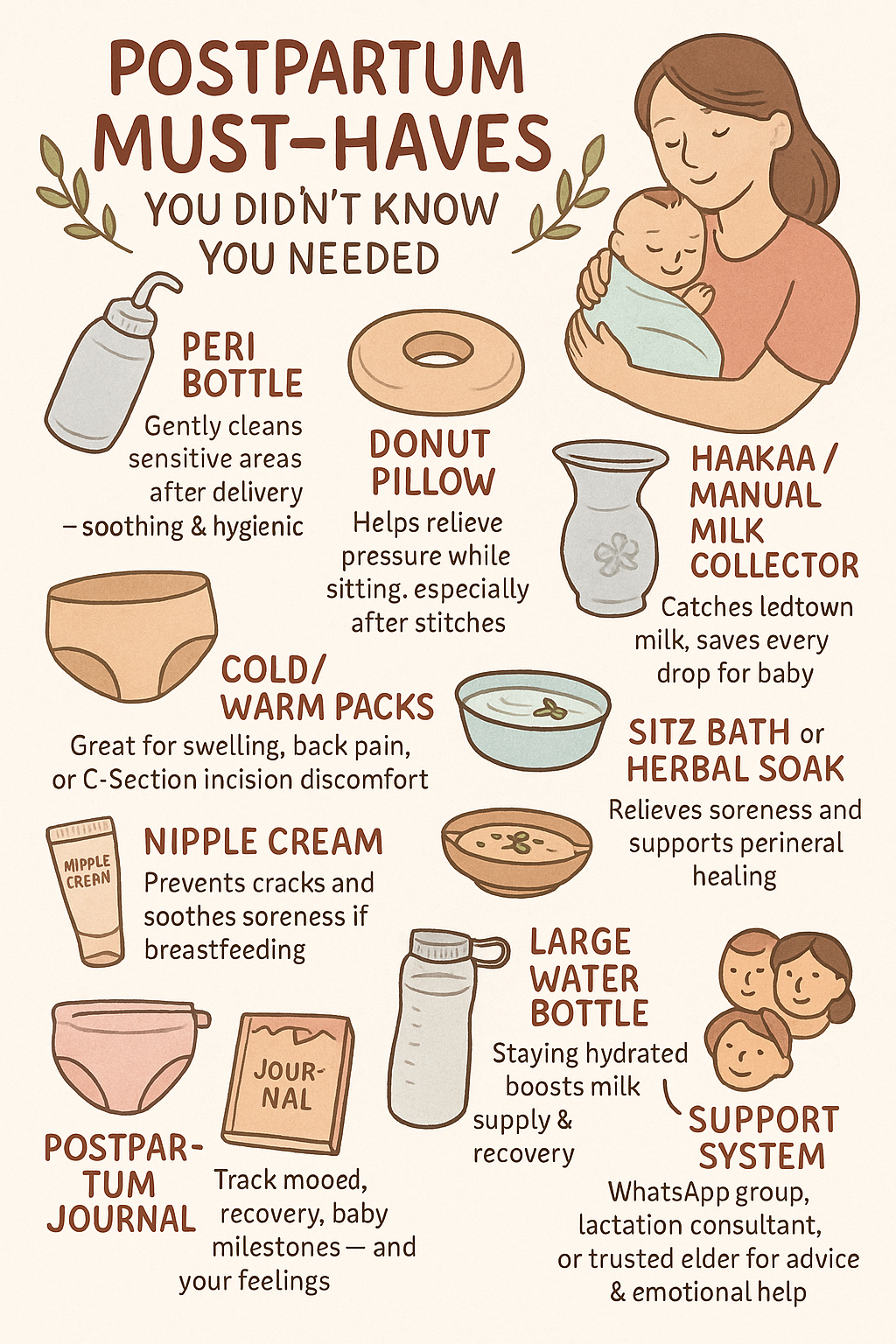 Postpartum MustHaves You Didnt Know You Needed