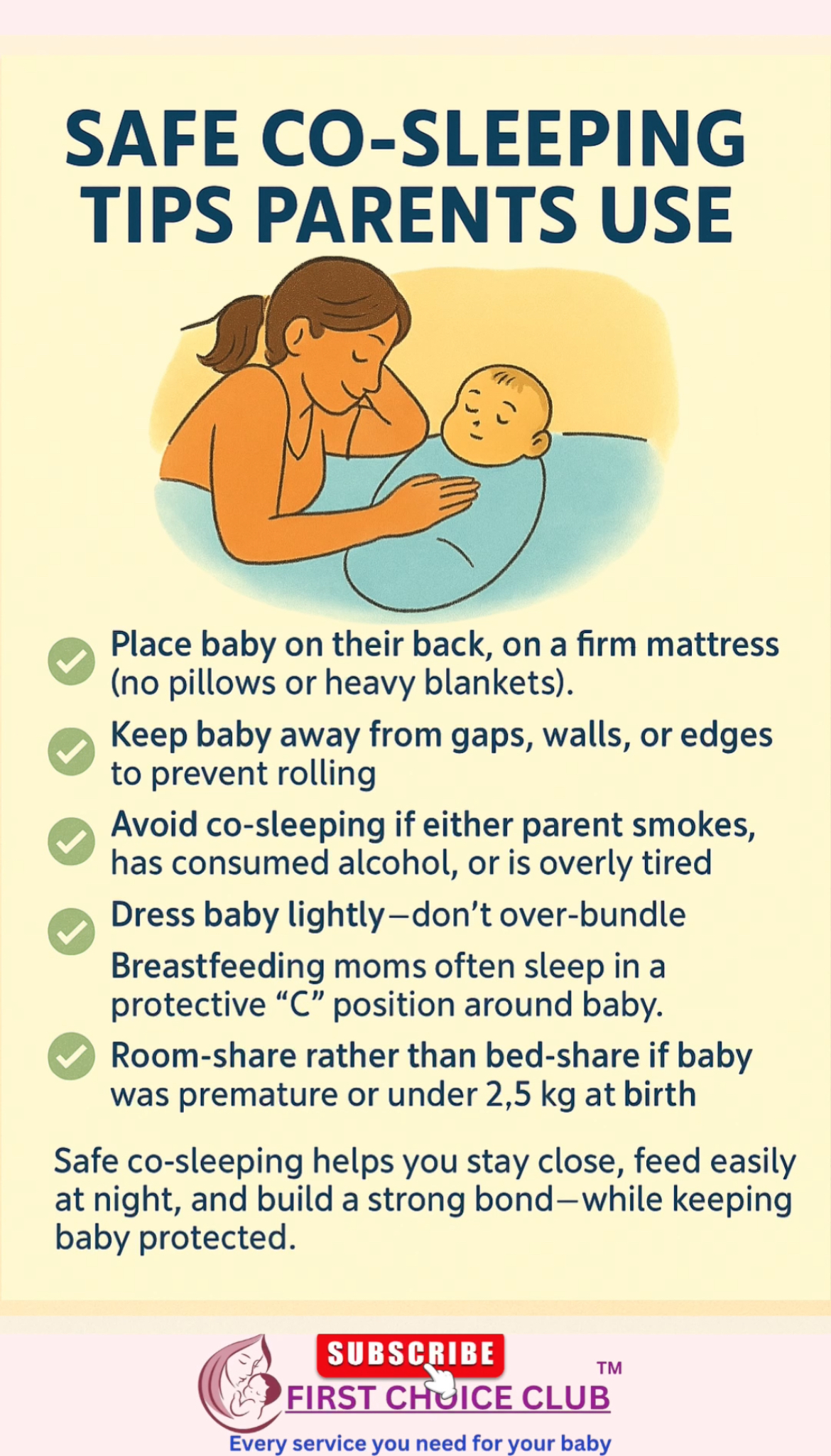 Safe CoSleeping Tips Parents Use