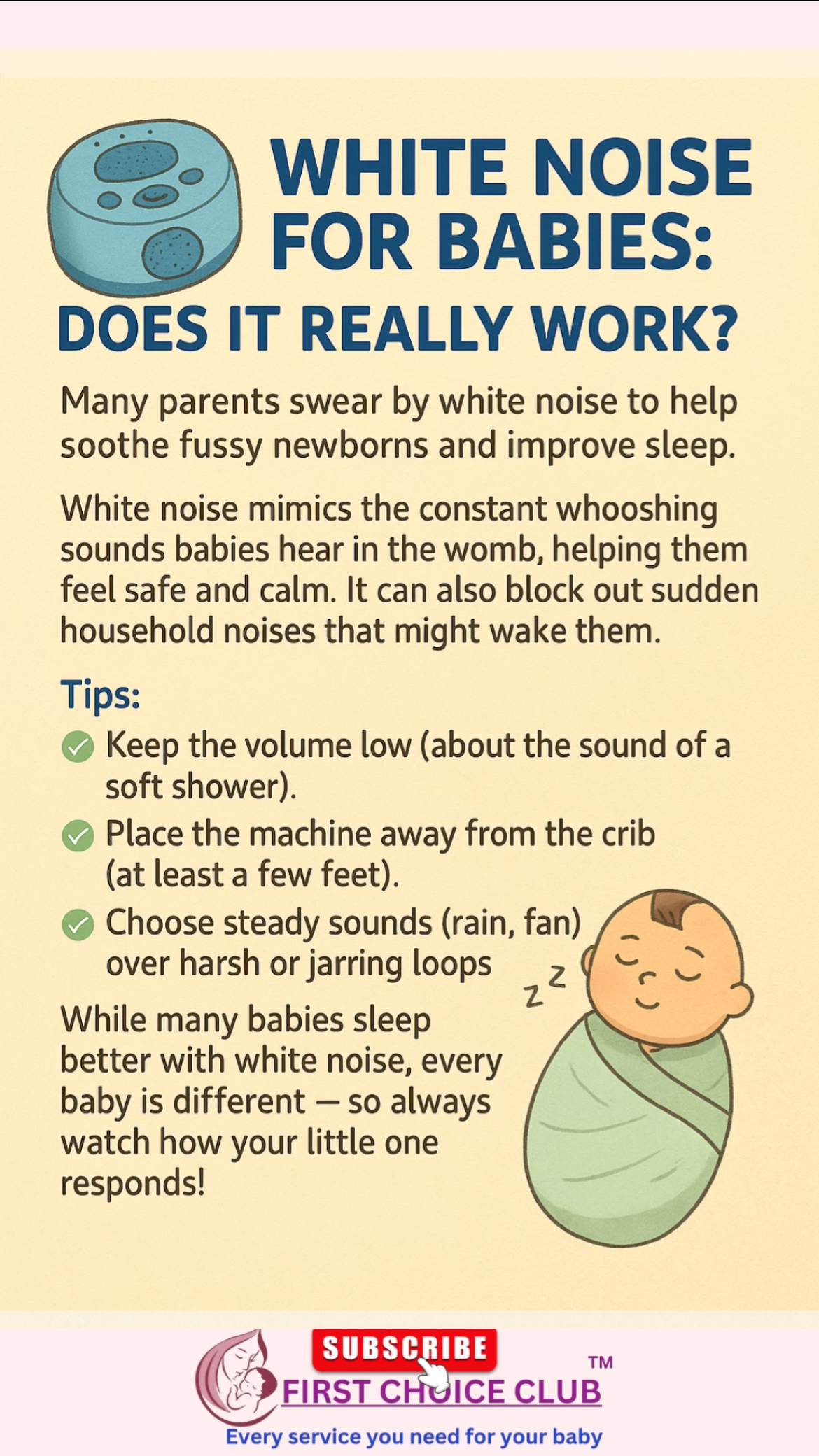 White Noise for Babies Does It Really Work