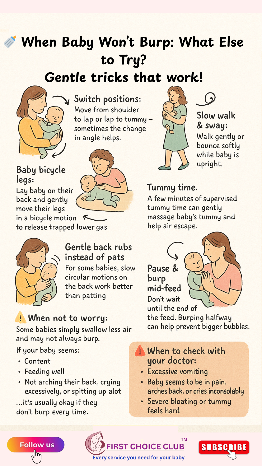When Baby Wont Burp What Else to Try Gentle tricks that work