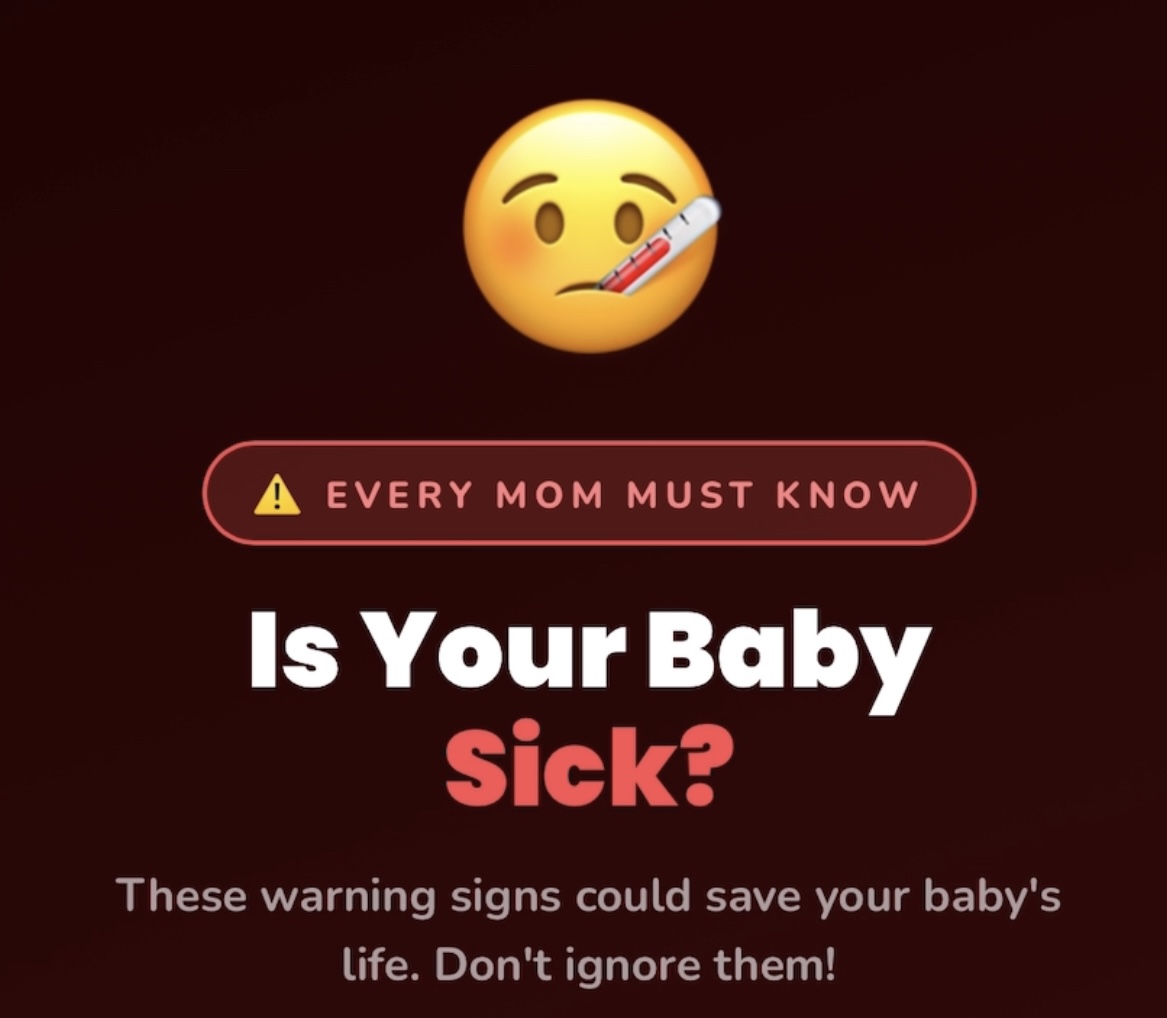 Signs Your Baby Is Sick   Warning Signs Every Mom Must Know