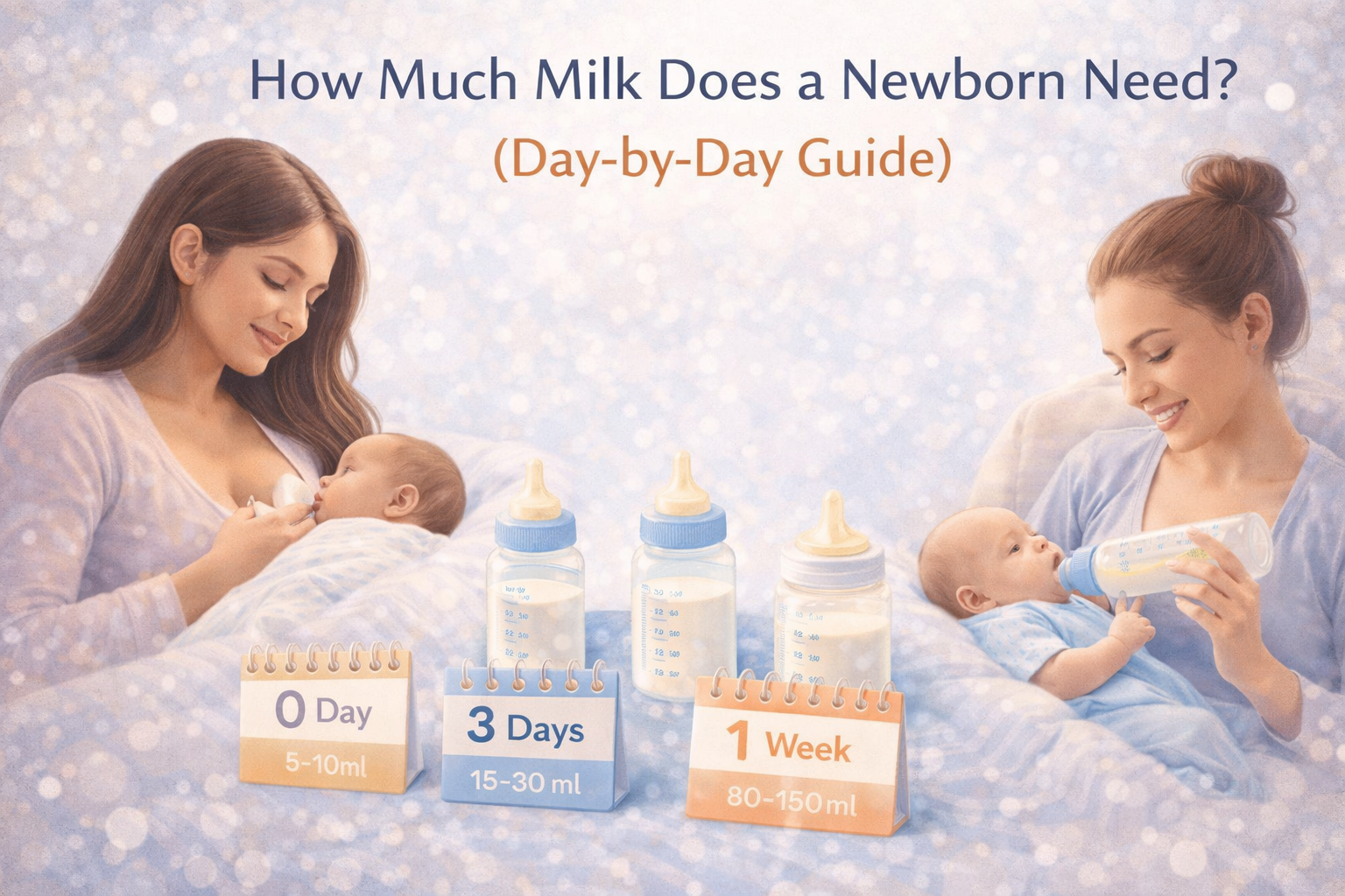 How Much Milk Does a Newborn Need DaybyDay Guide