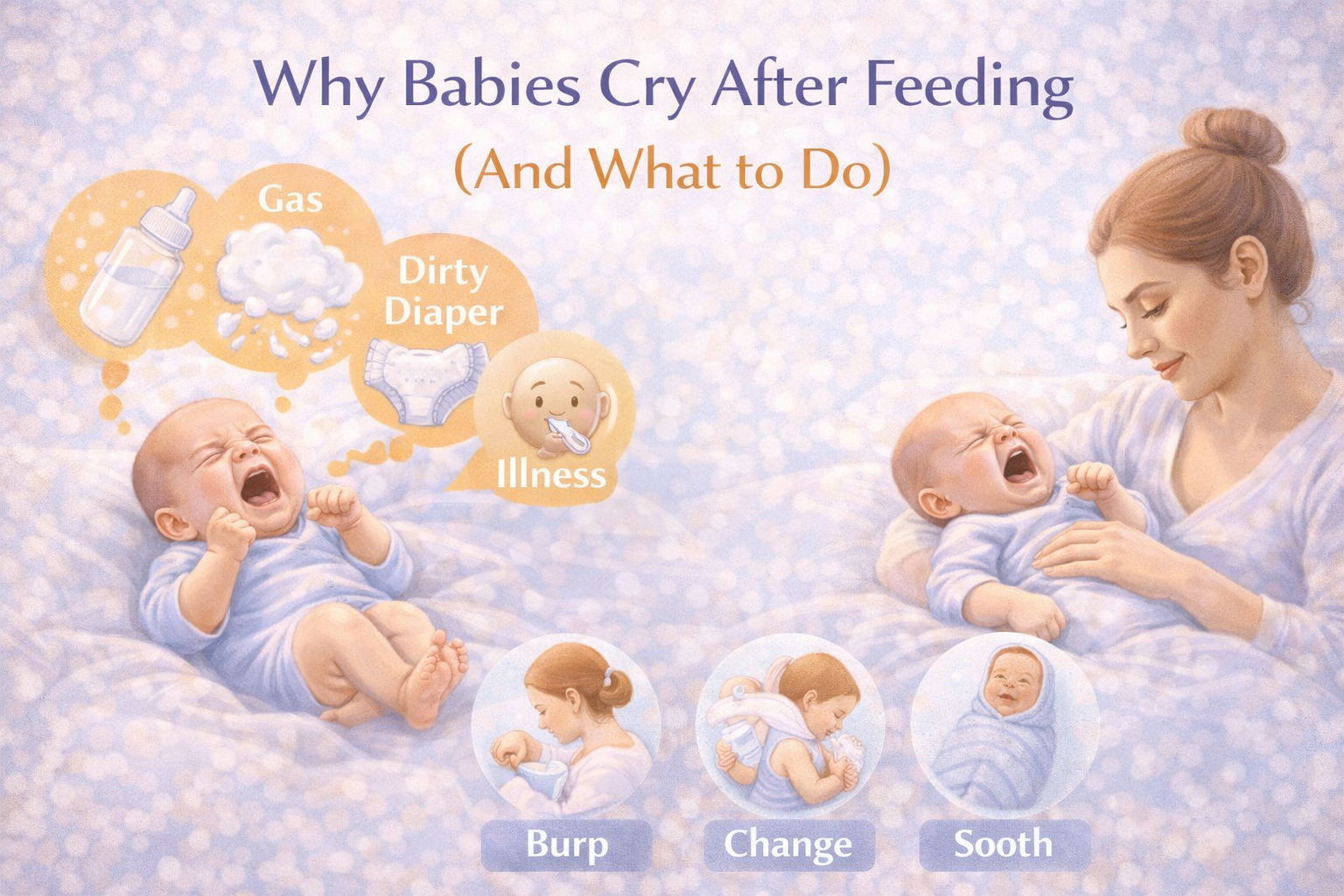 Why Babies Cry After Feeding And What to Do
