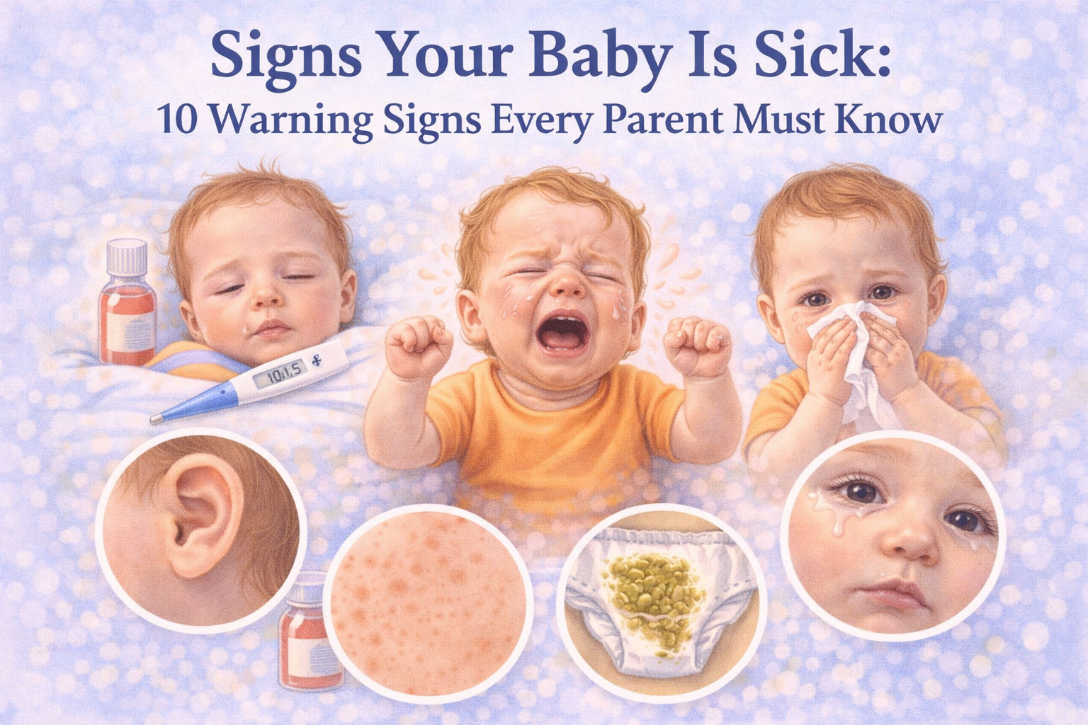 Signs Your Baby Is Sick  Warning Signs Every Parent Must Know