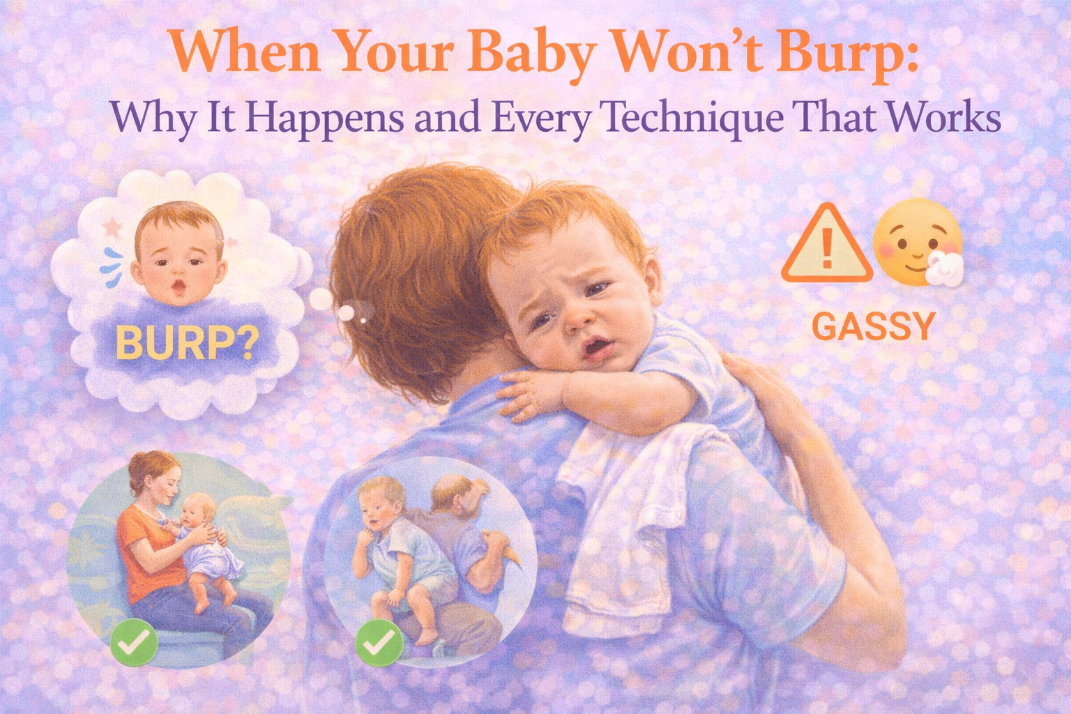 When Your Baby Wont Burp Why It Happens and Every Technique That Works