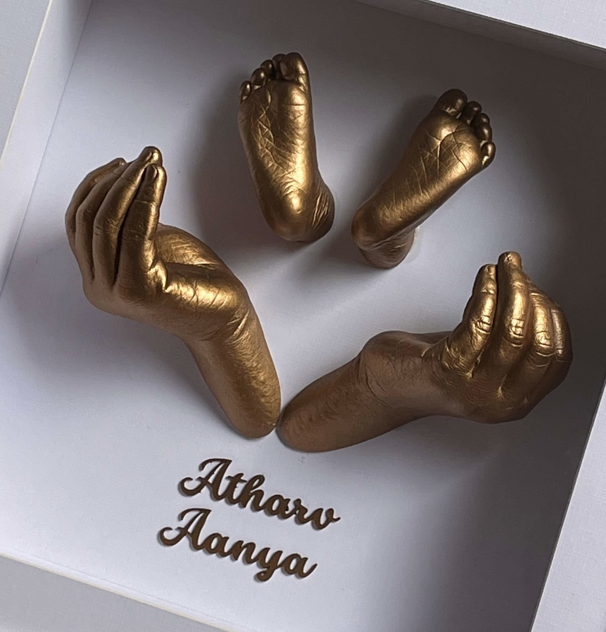 Baby hand and feet impressions